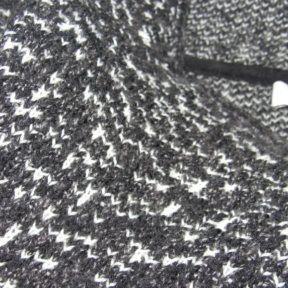 J. Jill PureJill  Mock Turtleneck Gray White Sweater Size S - Picture 7 of 7